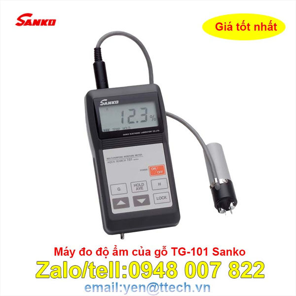 Máy đo độ ẩm của gỗ TG-101, Sanko